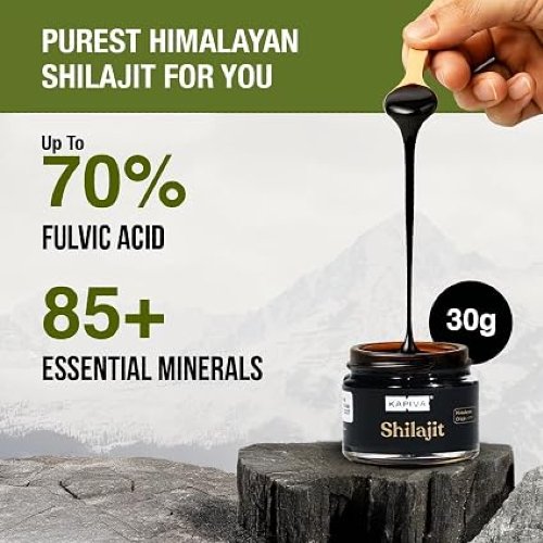 100% Pure Himalayan Shilajit Resin(30gm)