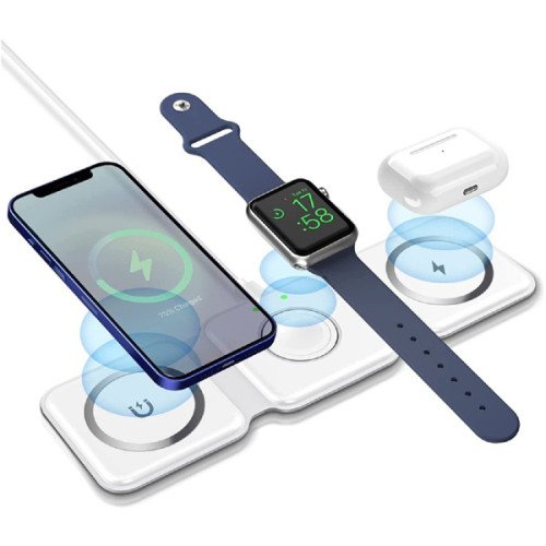 3-in-1 Foldable Magnetic Wireless Charger 15w for iPhone