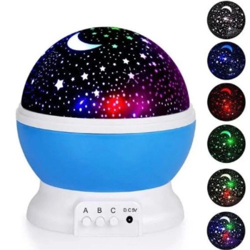 360° Rotating LED Moon & Starry Sky Projector