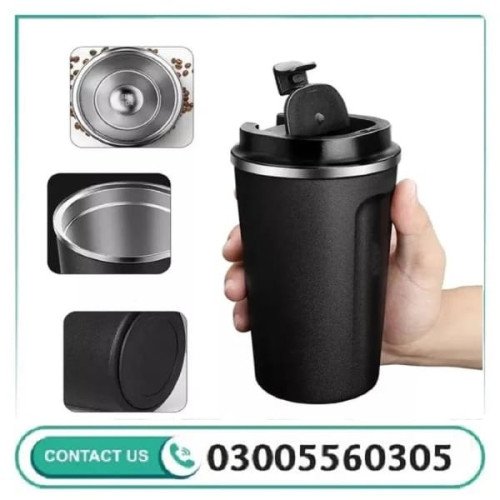 Black 510ML Smart LED Display Coffee Mug