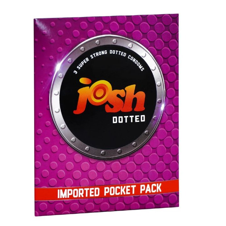 Josh Imported Dotted Condom 3 Pieces