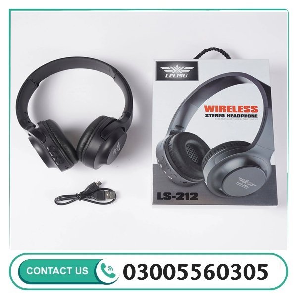 Lelisu Ls-212 Wireless Stereo Bluetooth Headphones for Smartphones, Tablets & MP3/MP4 Players