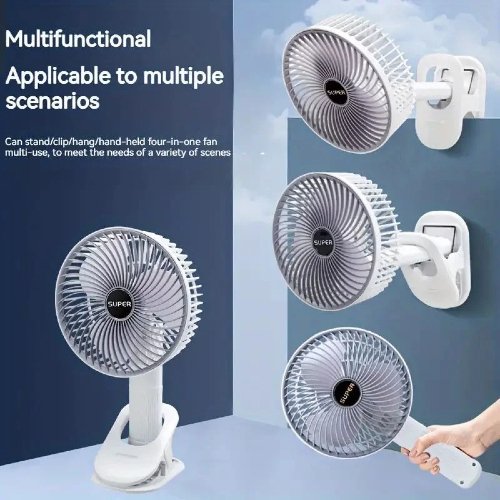 Rechargeable 3-in-1 Clip Fan in Pakistan
