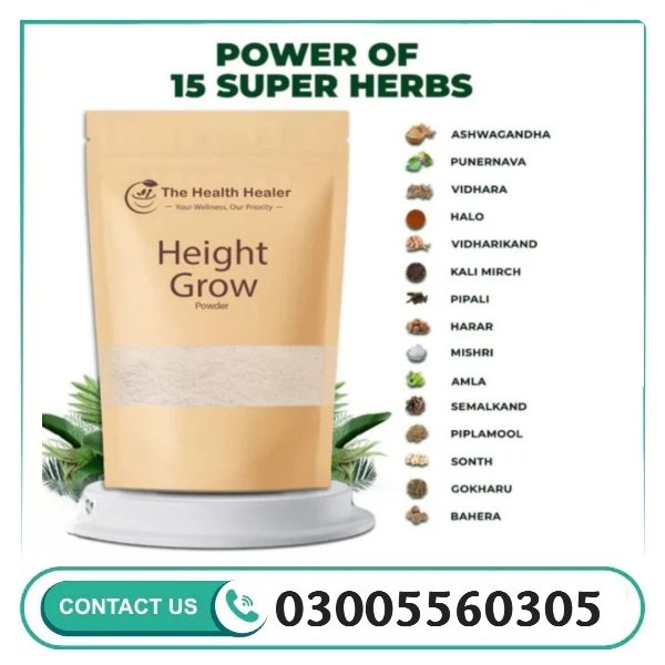 Health Healer Height Growth Powder 100g | Daily Nutritional Wellness Powder