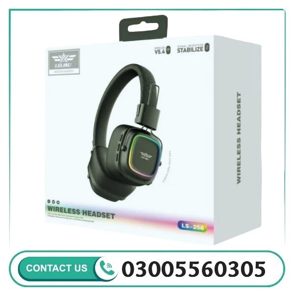 Lelisu Wireless Headphones With Hi-fi Stereo Sound, Bluetooth Connectivity & Long Battery Life