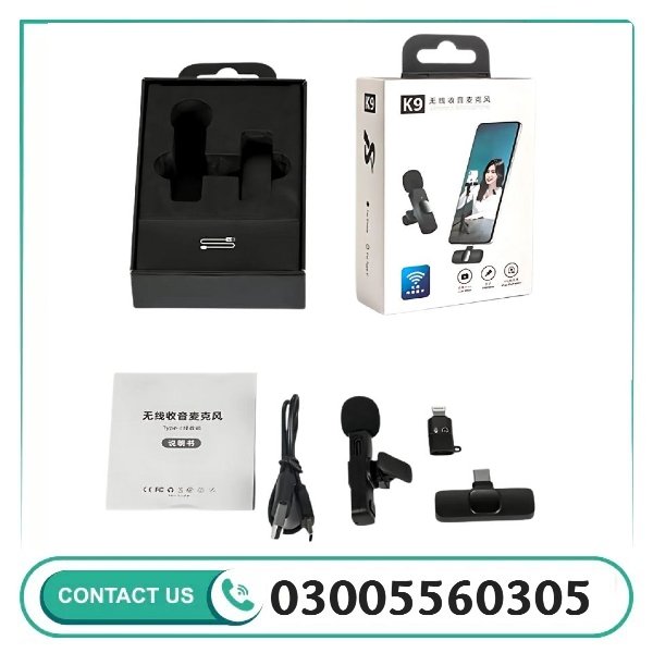 Buy k9 wireless lavalier microphone Online at Best Price In Pakistan