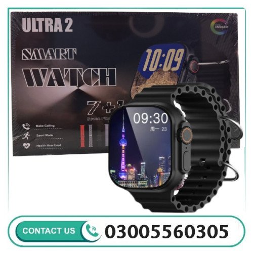 Ultra 2 Smart Watch 7 Straps Edition | Bluetooth Call Fitness & Health Tracker