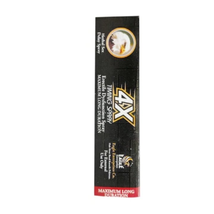 4X Timing Spray Maximum Long Duration for men