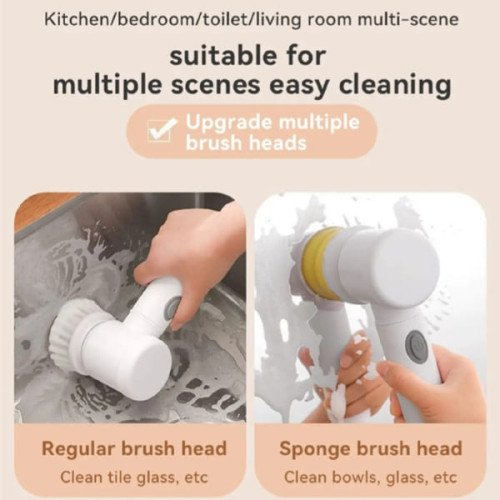 5-in-1 Rechargeable Magic Cleaning Brush