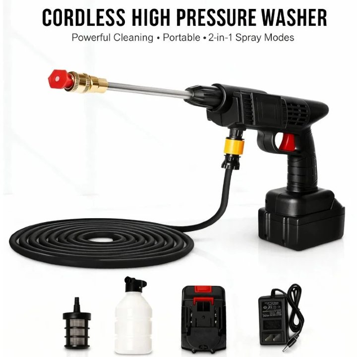 Automatic Cordless Car Wash Spray Gun 48vf Pakistan