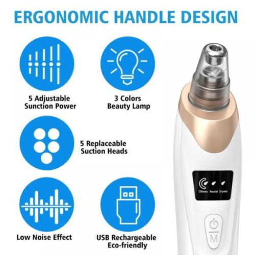 Blackhead Remover Vacuum with LED Display in Pakistan