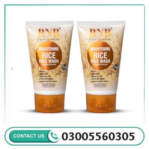 BNB Organic Rice Extract Face Wash ( Pack Of 2 ) In Pakistan