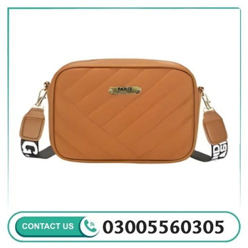 Brown Leather Handbag for Girls & Women