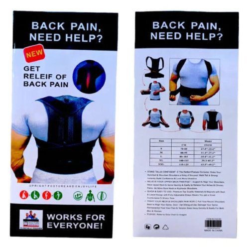 Buy Xxl Back Pain Relief Posture Corrector Belt 
