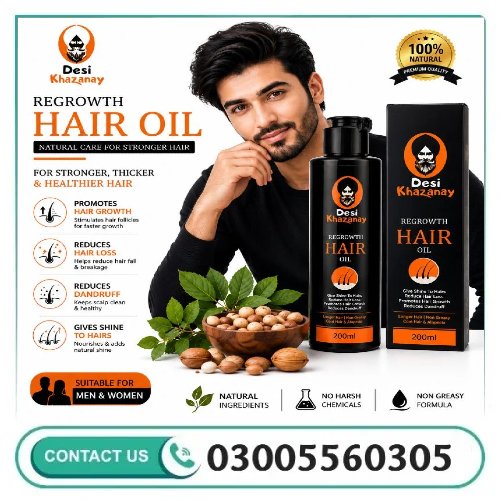 Desi Khazanay Regrowth Hair Oil