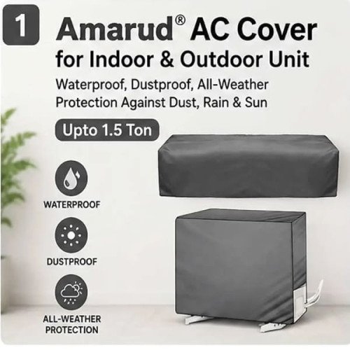 Dust Proof AC Cover Set for 1 Ton in Pakistan