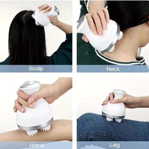 Electric Scalp Massager with 4 Clusters