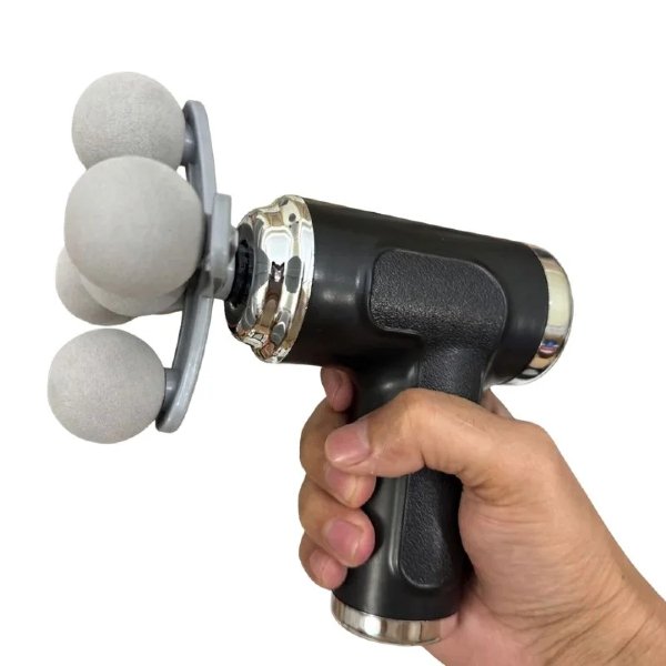 Five Head Massage Gun BLD-780 Rechargeable Deep Tissue Muscle Massager with 9 Massage Heads & 6 Speed Levels