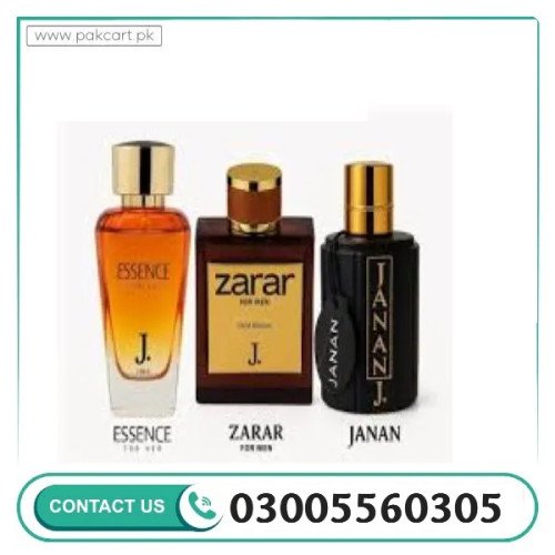 Floral Unisex Perfume 3-Piece Set Long Lasting