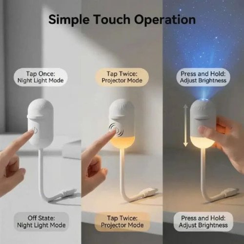 Galaxy Starry Sky Lamp Box 2-in-1 Projector Light