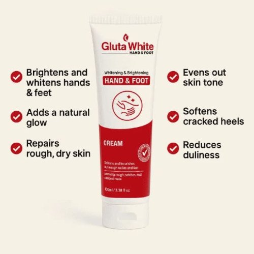 Gluta White Hand & Foot Whitening Cream 100ML