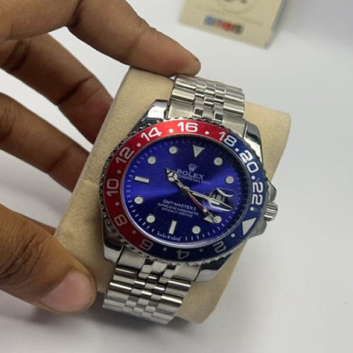Gmt Master Ii Style Watch Pepsi and Two Tone Black Gold