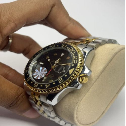 Gmt Master Ii Style Watch Pepsi and Two Tone Black Gold