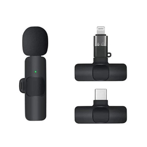 K9 Wireless Lavalier Microphone Price in Pakistan | Type-C & iOS Noise Reduction Mic | PakCart.pk