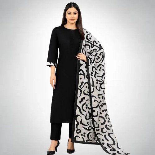 Katan Silk 3-Piece Suit for Women Price In Pakistan