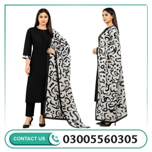 Katan Silk 3-Piece Suit for Women Price In Pakistan