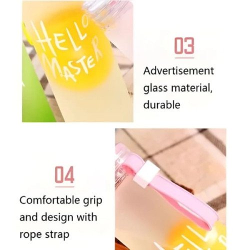 Leak Proof Insulated Bottle With Hello Master Decal Logo 400ML