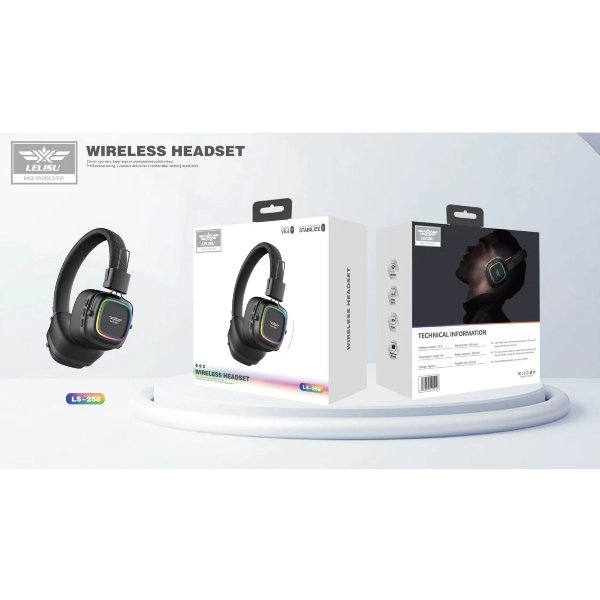 Lelisu Wireless Headphones With Hi-fi Stereo Sound, Bluetooth Connectivity & Long Battery Life