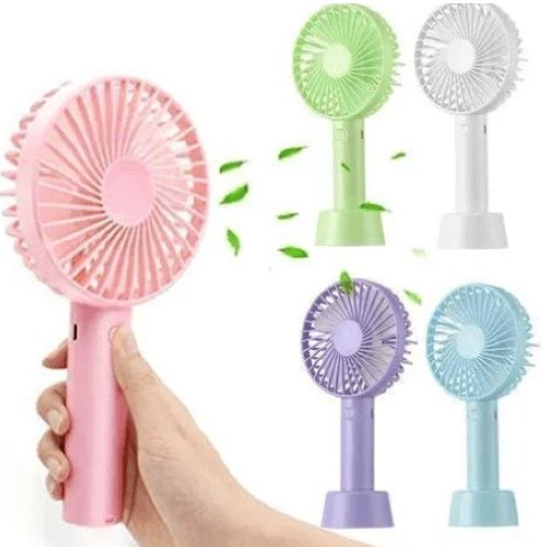 Mini Fan USB Rechargeable Handheld & Desktop Fan In Pakistan