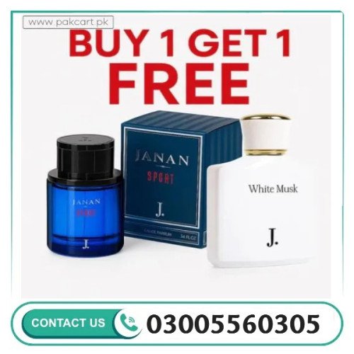 Pack Of 2 Janan Sports & White Musk
