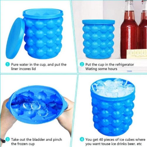 Portable Soft Silicone Ice Cube Maker for Travel & Outdoor In Pakistan