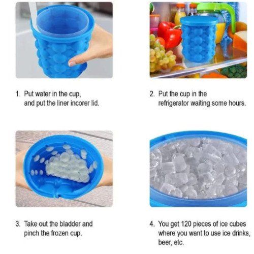 Portable Soft Silicone Ice Cube Maker for Travel & Outdoor In Pakistan