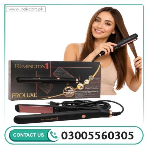 Remington Proluxe Hair Straightener | Model Fr-2105 | Professional Salon Styling With Advanced Ceramic Plates