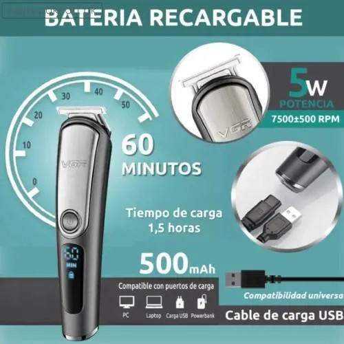 Vgr V-105 5 in 1 Multi-functional Grooming Kit for Men