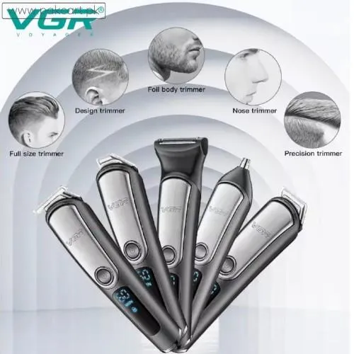 Vgr V-105 5 in 1 Multi-functional Grooming Kit for Men