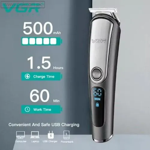 Vgr V-105 5 in 1 Multi-functional Grooming Kit for Men